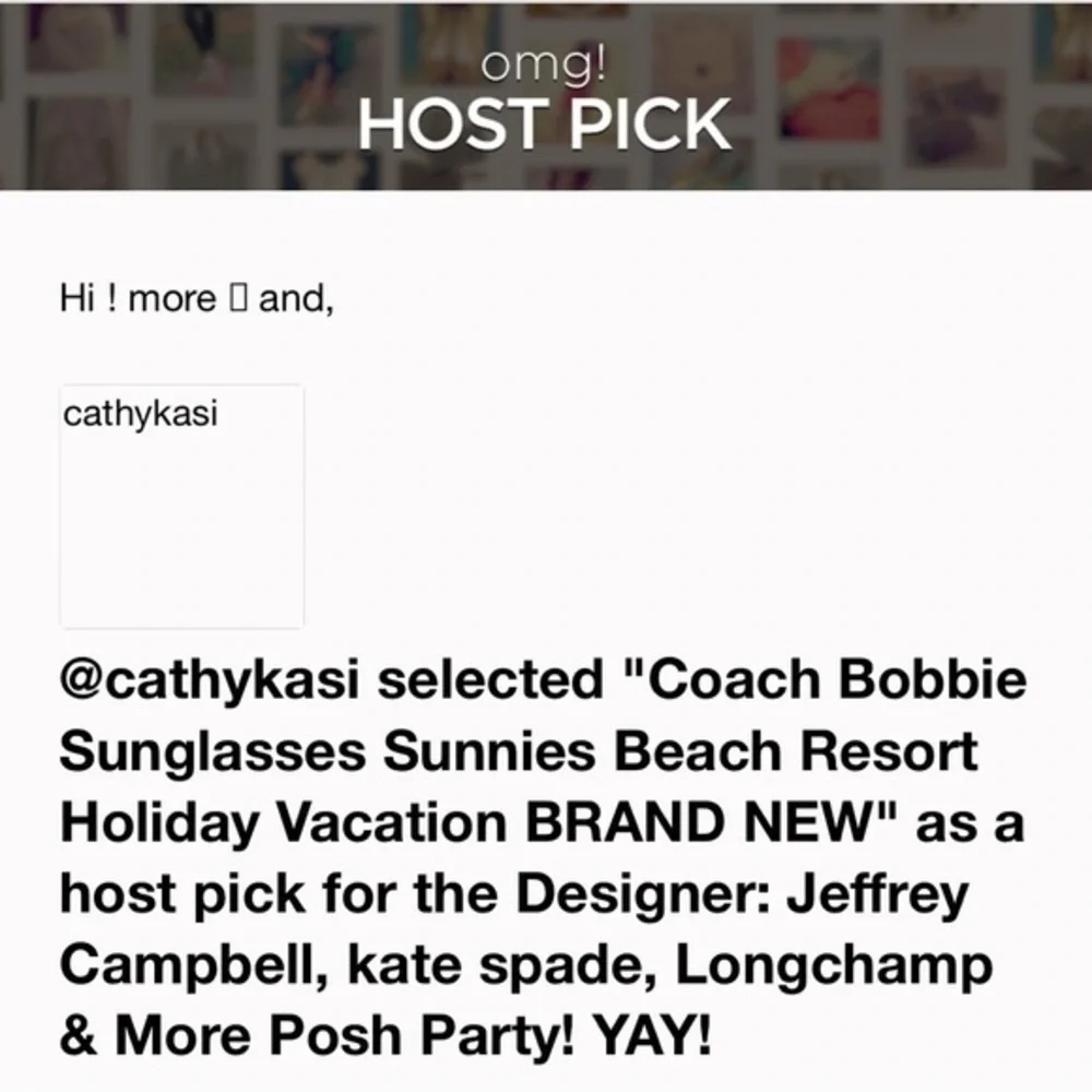 Coach bobbie sunglasses